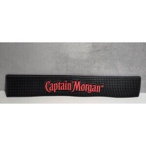 Captain Morgan Original Spiced Rum  Bar Service Spill Rail Mat Approx 23.75 X 4
